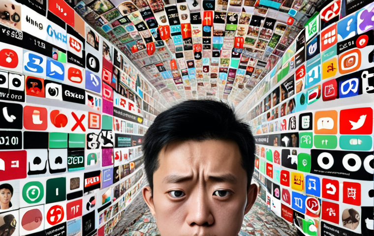 **

A content creator looking overwhelmed by a constantly shifting algorithm landscape. The background shows fragmented social media logos (WeChat, Weibo, TikTok) morphing and changing. The overall tone is chaotic and stressful, emphasizing the challenges of adapting to platform updates.

**