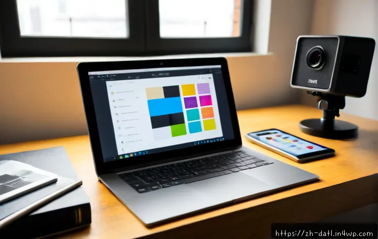 디지털 제작자 운동의 주요 플랫폼 비교 - Photorealistic home studio scene of a digital creator comparing two content publishing workflows, a ...